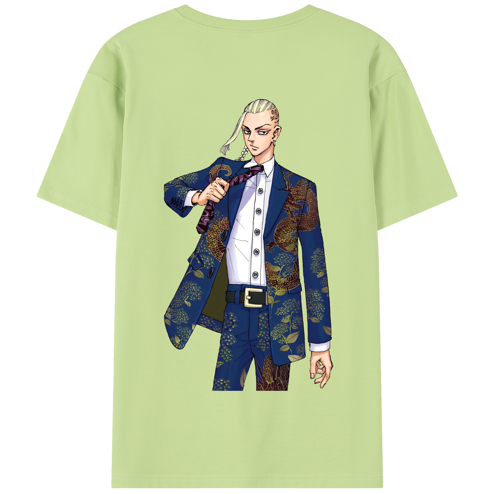（画像用） 東京リベンジャーズ Tokyo Revengers 綿100％半袖Tシャツ（背面プリント）